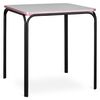 Стол обеденный Ror, 70х70 см, черный/серый/розовый, LATITUDE, Цвет: черный/серый/розовый