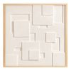 Панно декоративное с эффектом 3D Minimalism, с бежевой рамой, 60х60 см, Bergenson Bjorn