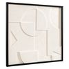 Панно декоративное с эффектом 3D Minimalism, 60х60 см, белый\бежевый, Bergenson Bjorn, изображение 3