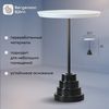 Столик кофейный Sustainable collection, 38 см, серо-голубой/черный, изображение 9