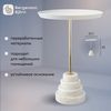 Столик кофейный Sustainable collection, 38 см, серый/белый, изображение 11