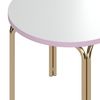 Столик кофейный Ror, 50 см, латунь/серый/розовый, LATITUDE, Цвет: латунь/серый/розовый, изображение 3