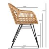Стул Vetle Bent, ротанг, изображение 23