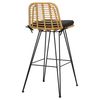Стул барный Vetle Flat, ротанг, изображение 15