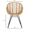 Стул Vetle Bent, ротанг, изображение 22