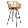 Стул барный Vetle Bent, ротанг, изображение 12