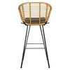 Стул барный Vetle Bent, ротанг, изображение 13