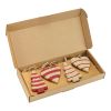 Набор елочных украшений Funky stripes из джута и гофрированного картона из коллекции New Year Essential, 4 шт., Tkano, изображение 4
