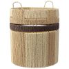 Корзина плетеная Bongo Chocolate из коллекции Ethnic, размер M, Tkano