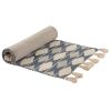 Ковер из хлопка синего цвета Argyle из коллекции Ethnic, 70х160 см, Tkano, изображение 6