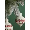 Набор ёлочных украшений с подсветкой Festive embroidey из коллекции New Year Essential, 4 шт., Tkano, изображение 7