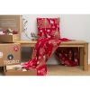 Плед из хлопка с новогодним рисунком Winter fairytale из коллекции New Year Essential, 130х180 см, Tkano, изображение 6