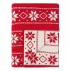 Плед из хлопка с новогодним рисунком Frostwork из коллекции New Year Essential, 130x180 см, Tkano, изображение 2