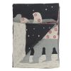 Плед из хлопка с новогодним рисунком Polar bear из коллекции New Year Essential, 130х180 см, Tkano, изображение 6