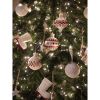 Набор ёлочных украшений с подсветкой Festive embroidey из коллекции New Year Essential, 4 шт., Tkano, изображение 13