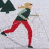 Подушка вязаная с новогодним рисунком Let's Ski из коллекции New Year Essential, 45x45 см, Tkano, изображение 4