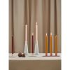 Набор из двух свечей коричневого цвета из коллекции Edge, 24,5 см, Tkano, изображение 3