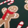 Подушка вязаная с новогодним рисунком Gingerman из коллекции New Year Essential, 45x45 см, Tkano, изображение 4