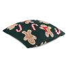 Подушка вязаная с новогодним рисунком Gingerman из коллекции New Year Essential, 45x45 см, Tkano, изображение 2