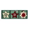 Набор елочных украшений из фетра Christmas stars из коллекции New Year Essential, 3 шт., Tkano, изображение 4