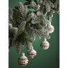 Набор ёлочных украшений с подсветкой Festive embroidey из коллекции New Year Essential, 4 шт., Tkano, изображение 2