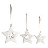 Набор елочных украшений Winter stars из коллекции New Year Essential, 3 шт., Tkano