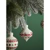Набор ёлочных украшений с подсветкой Festive embroidey из коллекции New Year Essential, 4 шт., Tkano, изображение 5