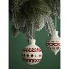 Набор ёлочных украшений с подсветкой Festive embroidey из коллекции New Year Essential, 4 шт., Tkano, изображение 4