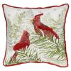 Подушка декоративная с рисунком Northern cardinal из коллекции New Year Essential, 45х45 см, Tkano
