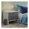 Тумба прикроватная Saga, Hordur, 55х40х50 см, белая, LATITUDE, изображение 6