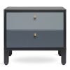 Тумба прикроватная Saga, Hordur, 55х40х50 см, черная, LATITUDE