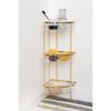 Полка напольная трехъярусная угловая Siv, золотистая, Bergenson Bjorn, изображение 2