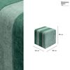 Пуф Idar, шенилл, зеленый, Bergenson Bjorn, Цвет: зеленый, изображение 5
