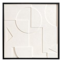 Панно декоративное с эффектом 3D Minimalism, 60х60 см, белый\бежевый, Bergenson Bjorn