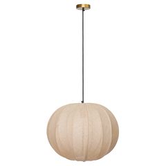 Светильник подвесной Texture Rib, 48 см, бежевый, Bergenson Bjorn