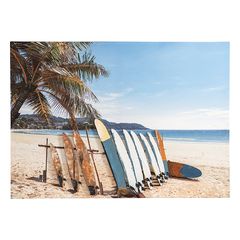 Панно декоративное с эффектом 3D Surf, Beach, 70х50 см, Bergenson Bjorn