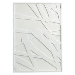 Панно декоративное с эффектом 3D Minimalism, с белой рамой, 70х100 см, Bergenson Bjorn