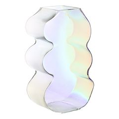 Ваза Wavy, 25 см, перламутр, Bergenson Bjorn