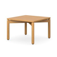 Столик кофейный Saga, 60х60 см, ясень, LATITUDE, Цвет: бежевый