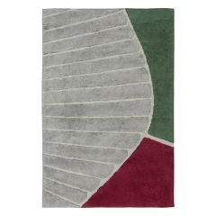 Ковер из хлопка с рисунком Tea plantation из коллекции Terra, 160х230 см, Tkano
