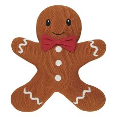 Подушка вязаная Classy gingerbread из коллекции New Year Essential, 40х50 см, Tkano