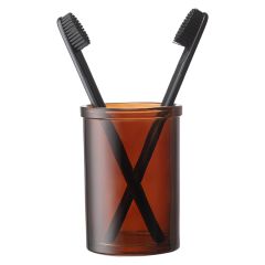 Стакан для зубных щеток Amber, темно-янтарный, Bergenson Bjorn Bath