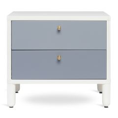 Тумба прикроватная Saga, Hordur, 55х40х50 см, белая, LATITUDE