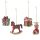 Набор ёлочных украшений Classic Christmas Charm из коллекции New Year Essential, Tkano