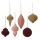 Набор ёлочных украшений Velvet mood из коллекции New Year Essential, 6 шт., Tkano Набор ёлочных украшений Velvet mood из коллекции New Year Essential, 6 шт., Tkano