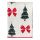 Плед из хлопка с новогодним рисунком Christmas Bows из коллекции New Year Essential, 130x180 см, Tkano