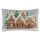 Подушка вязаная с новогодним рисунком Christmas Village из коллекции New Year Essential, 40x60 см, Tkano