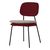 Стул Pea, велюр, бордовый/бежевый, Bergenson Bjorn, Цвет: бежевый/бордовый