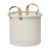 Корзина для хранения Sustainable collection, 27х25 см, молочная, Bergenson Bjorn, Цвет: молочный