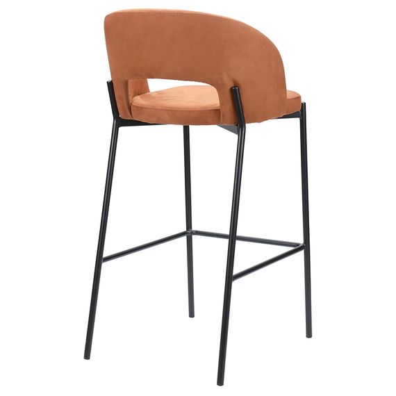 Стул барный Horace, экозамша, коричневый, Bergenson Bjorn, изображение 2